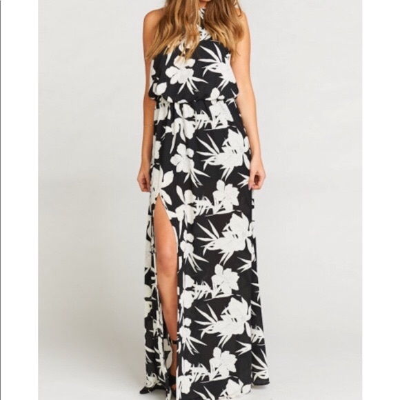 Show Me Your MuMu Heather Halter Dress - Picture 1 of 6